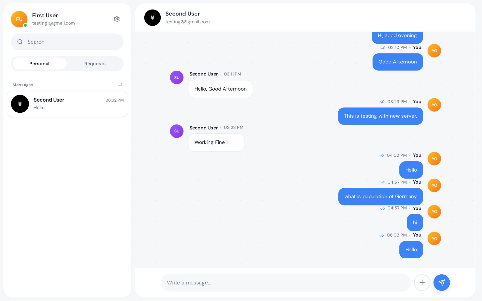 LumoChat screenshot